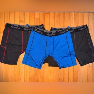 New Men’s 3 pack Runhit Compression Underwear Spandex Running Shorts Sz 3XL